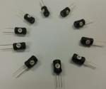 500mH Radial Leaded Drum Core Inductor , Low-resistance Inductor