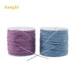 100% Cotton Roll Cord Waxed Thread Cord String Strap for Jewelry Making Plastic