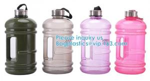 China Water Bottles Fitness Gym Sports Jug Big Capacity Plastic eco friendly Water Bottle with Straw Drinking on sale
