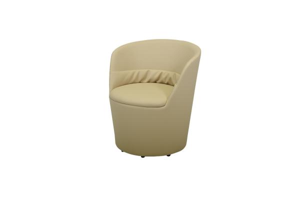 Quality Tufted Design Comfortable Lobby Lounge Furniture Ergonomic Fabric Chair for sale