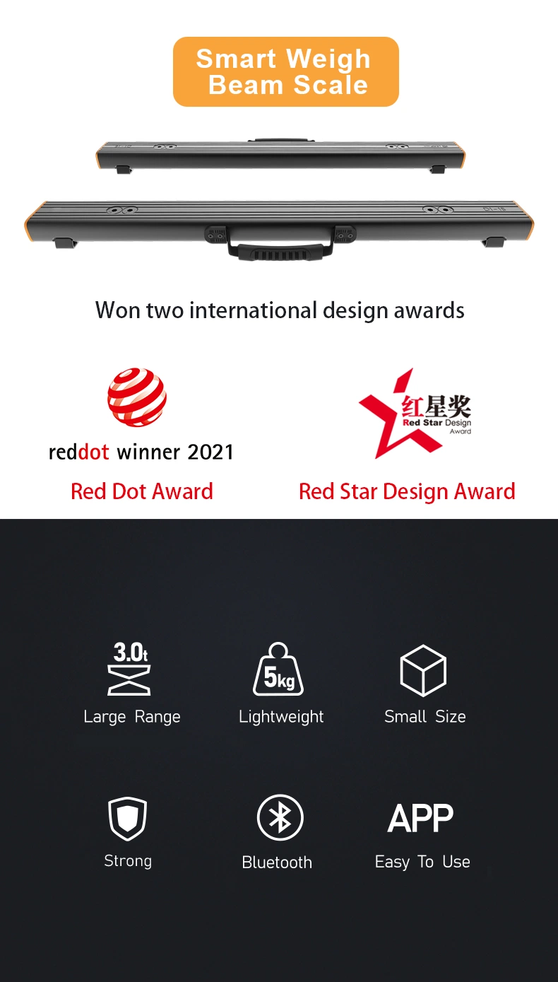 Android System Portable Beam Scale , Industrial Pallet Weighing Scales 1500kg industrial beam scale