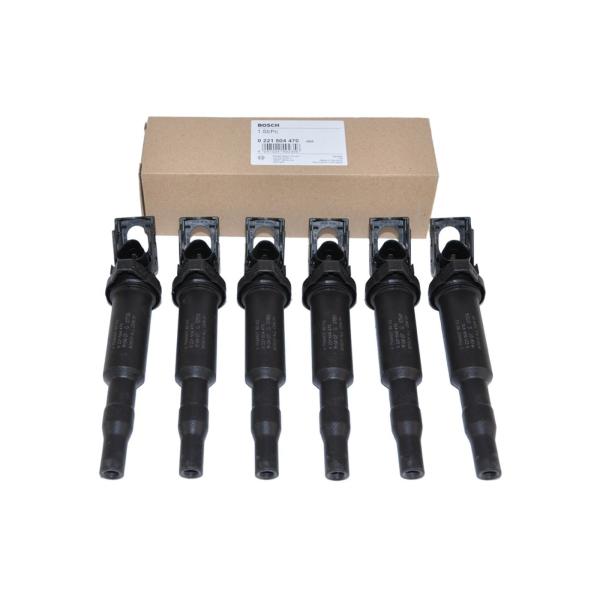 Black Engine Ignition Coil For BMW Cooper E53 E60 E65 E70 1 Series M 135i 320i 325Ci XDrive