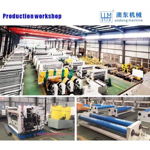 High Speed CrMo Alloy Steel Production Line Of Corrugated Paperboard