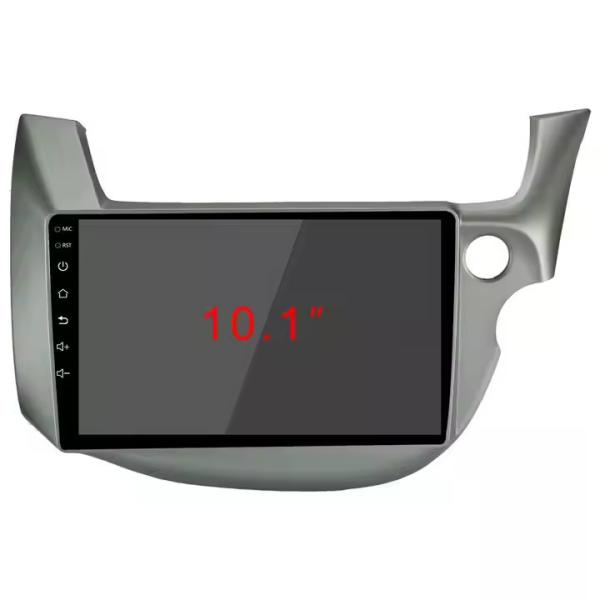 Quality 10 Inch Car Audio Face Plate Fascia Frame For Honda FIT/JAZZ 2008-2013 Big Screen Radio Stereo Panel Dash Mount Refitting Kit With Wire Cable for sale