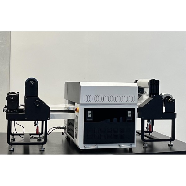 Andemes UV XP600 3D Inkjet Printer with Roll to Roll Printing and Varnish Coating