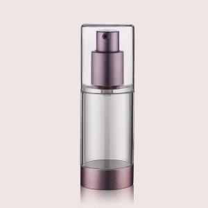 China Oval Shap Cosmetic Plastic Airless Pump Bottles  GR238A PETG Bottle on sale