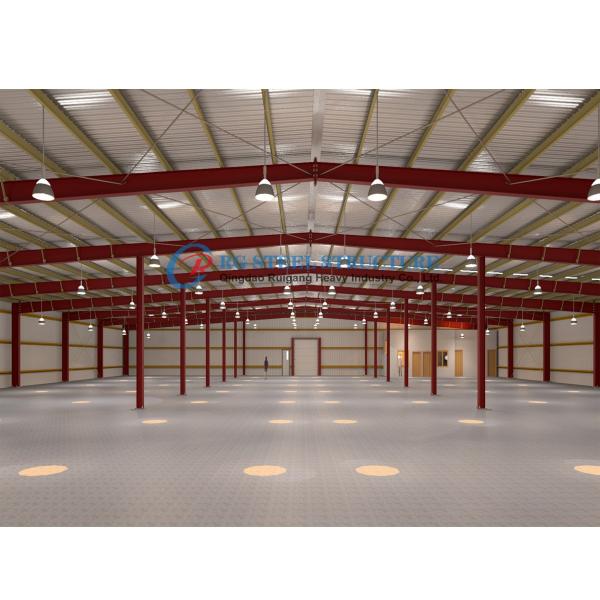 Buy cheap Lightweight Prefabricated Steel Structure Warehouse Building Custom Design product