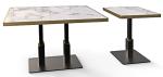 Square / Rectangle Counter Height Table Base Sandy Texture Bar Table legs For
