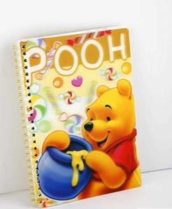 Buy cheap PLASTIC LENTICULAR 3d lenticular printed school spiral notebook with depth 3d motion moving flip effect product