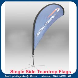 China Large Size Teardrop Flags Banner Printing on sale