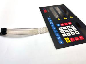 Pocket Layered Graphic LCD Printing Keypad Dome Switch Foil For Medical Enclosure