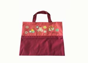 A4 Document Eco Friendly Reusable Grocery Bags 600D Printed Durable