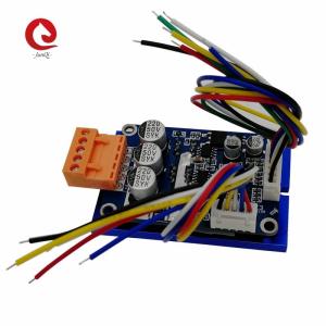 China 24VDC 500w Brushless Dc Motor Driver Board 12-36v 3 Phase Motor Speed Controller with connector wires and heatsink on sale