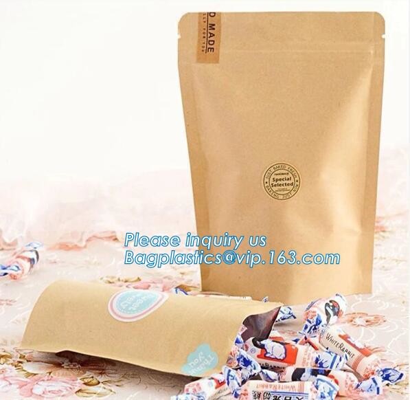 Custom Printing Recycled Brown Kraft Paper Bags,Custom Printed Factory Glassine Paper Bread Small Brown Bag, bagease