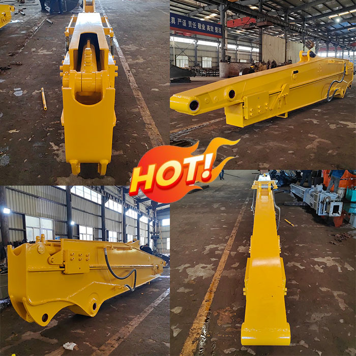 Enhanced Excavator Telescopic Arm With Standard Bucket For Digging Soil