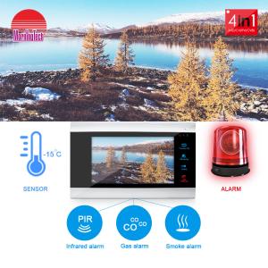 Buy cheap 4 wire Villa Kit Door Bell Camera Video Intercom Door Phone silver Video Door Bell product