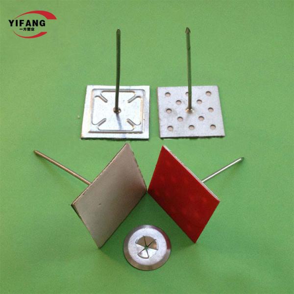 Spindle Type Insulation Stick Pins With Washer And Plastic Cap Common Standard