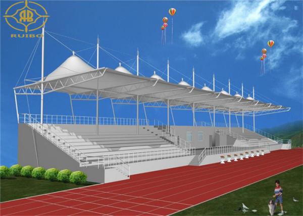 Quality Waterproof PVDF Tension Fabric Structures Durable Tent Roof Architecture for sale