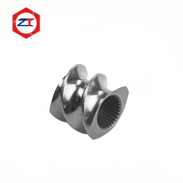 Quality Bimetallic Twin Screw Extruder Screw Elements Tungsten Carbide Coating Prawn Feed Machine for sale