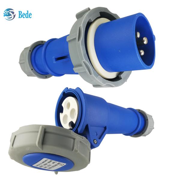 Quality Reliable Single Phase Industrial Socket - Voltage 220V-250V 16A 3Pins Docking Type for sale