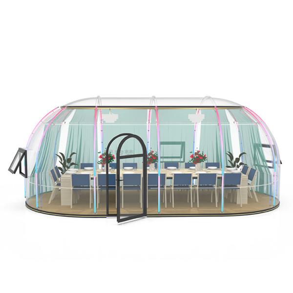 Quality Transparent Igloo Bubble Tent Snow Resistant Dining Bubble Tent for sale