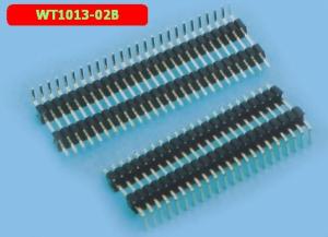 Professional 1.27mm Single Row Pin Header 1-50 Pin  Plastic Bending Pin