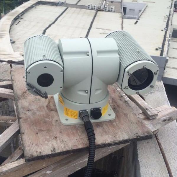 Quality Uncooled UFPA Sensor Dual Thermal Camera Night Vision With IP Surveillance System for sale