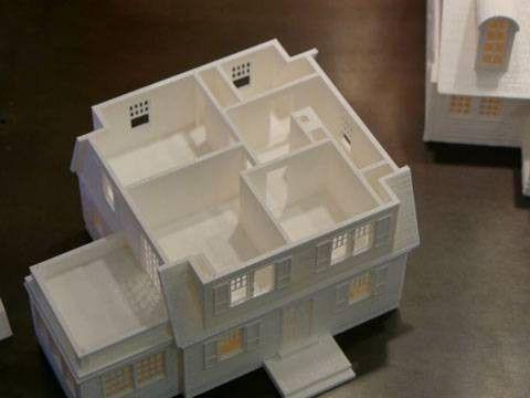 3D Printing SLA Rapid Prototyping Resin Architecture Use Chemical Machining