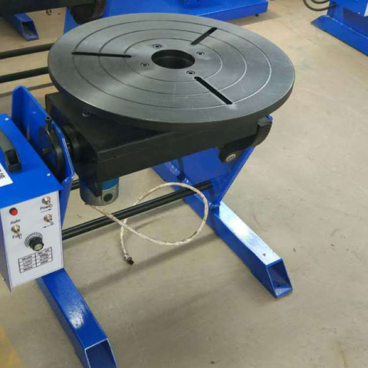 High Precision Welding Robot Positioner Turntable Locator Machine Size 500mm