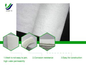 Customized Staple Fiber Geofabric Roll 100-800g/㎡ For Highway And Railway