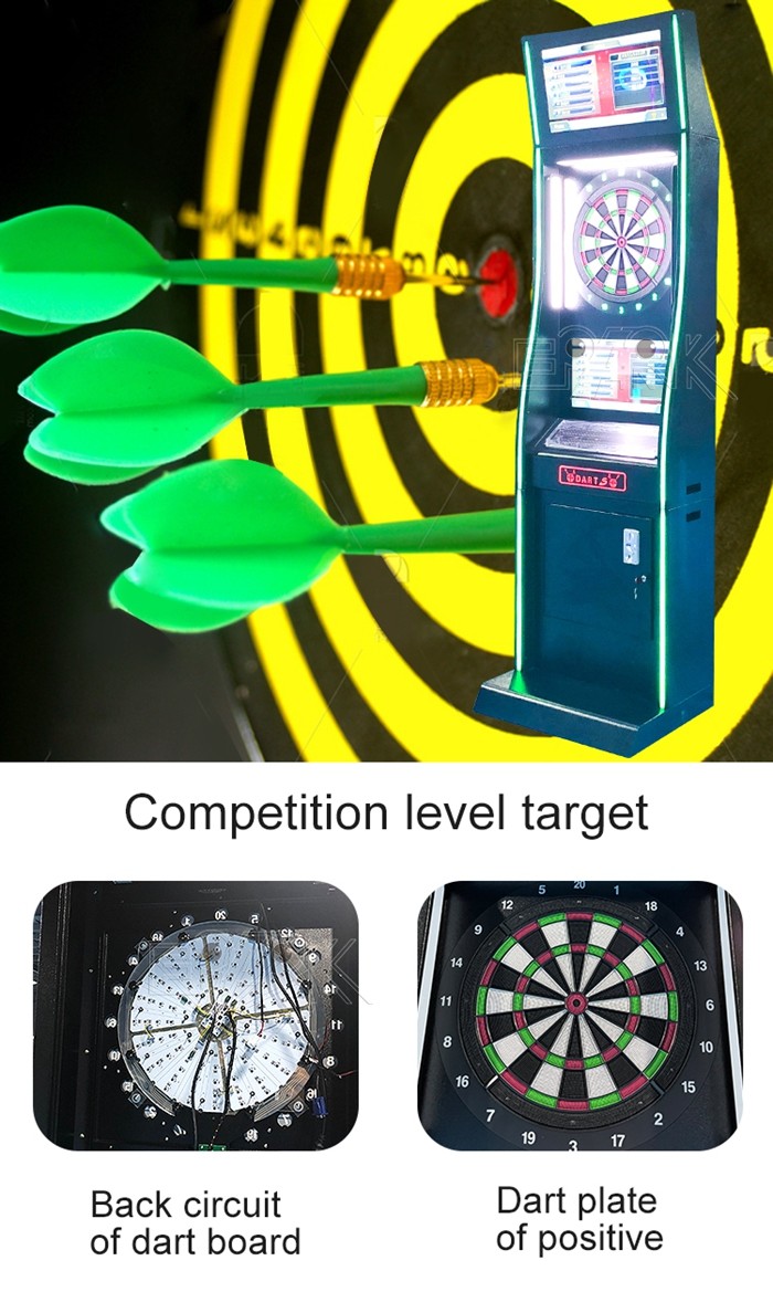 New Hardcover Dart Machine Coin Operated Darts Machine Dart Flight Machine