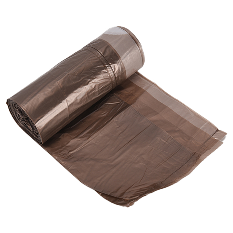 HDPE/LDPE 13 Gallon Biodegradable Garbage Bag on Roll in Beige Color with LLDPE Material