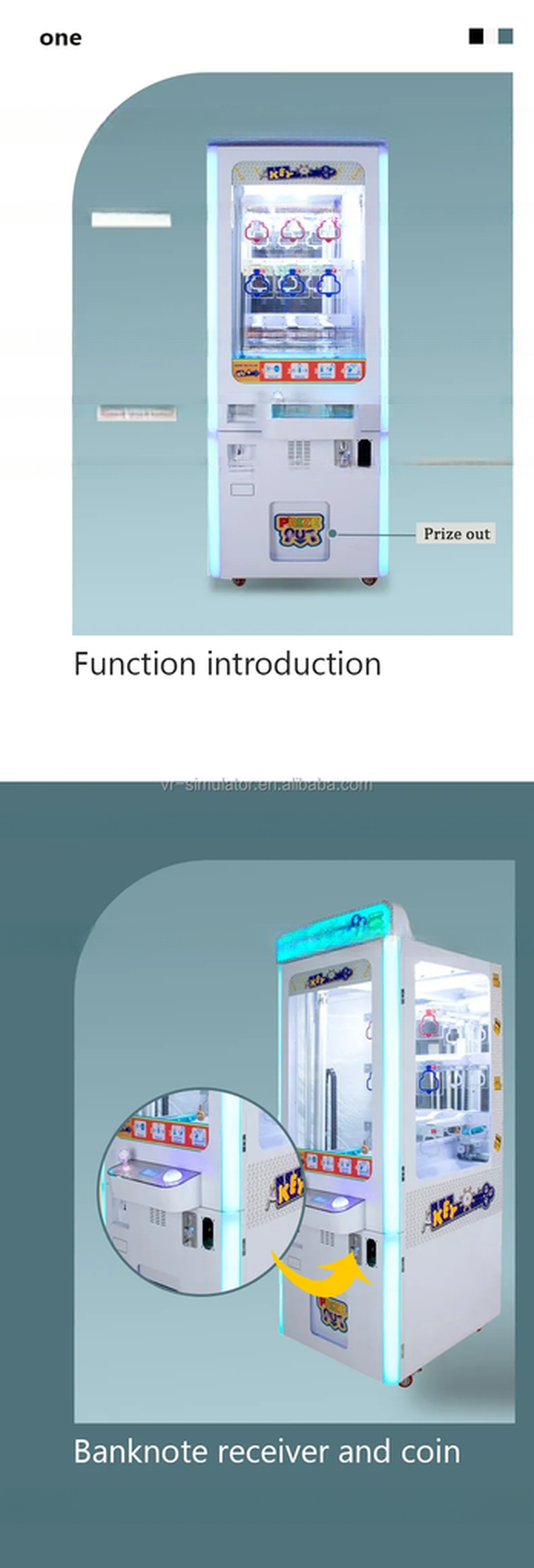 Dreamland Key Master Game Machine Push Shoes Prize Vending Machine 15 Prize Holes Coin Operated Arcade Games