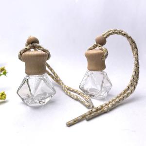 Buy cheap 7ml Empty Car Air Freshener Hanging Glass Bottle For Essential Oils product