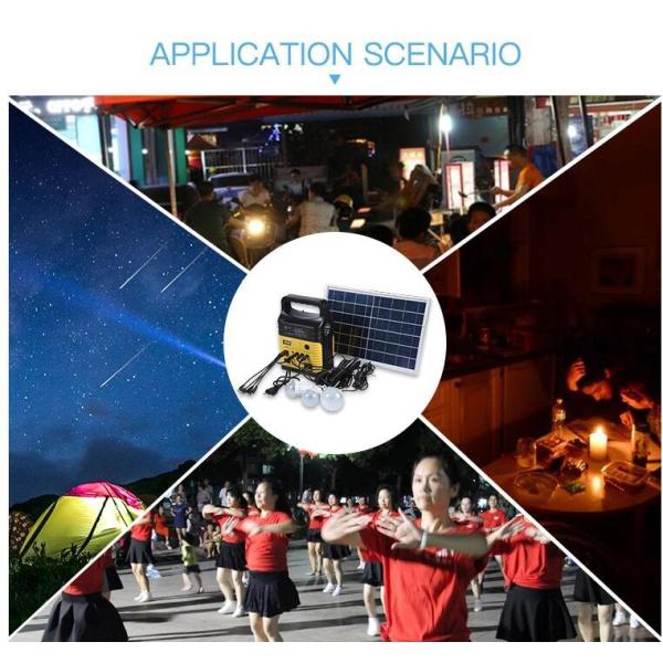 2021 Solar Electric Light Outdoor Camping Adventure with Bluetooth Radio LED Remote Control Lighting