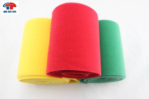 Quality Polyester Display Loop Fabric , Colored Brushing Pattern Hook Loop Fastener For Garment for sale