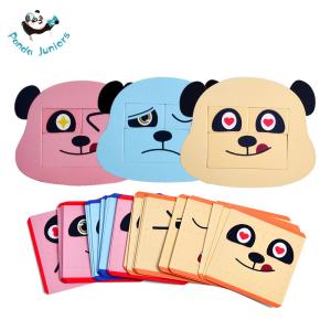 Expression Puzzle Blocks Face-Changing Expressions Matching Early Educational