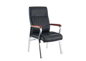 Buy cheap Double Plush Black Guest 107cm Office Staff Chairs product