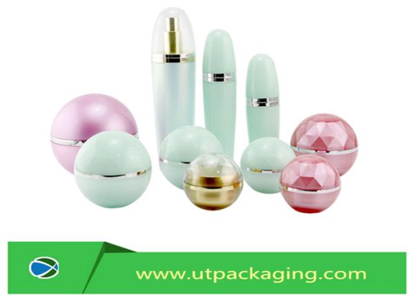 Quality China factory Empty ball 15g,30g 50g acrylic cream jar free sample cream jar for sale
