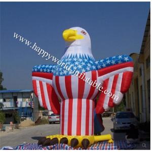 Buy cheap Giant inflatable eagle, with American flag theme product