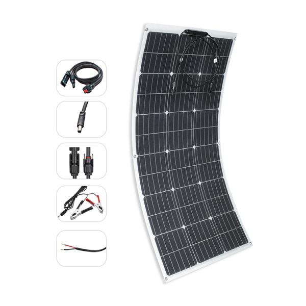 Custom Half Cell Campervan Flexible Solar Panel Kit Waterproof 12V 150W