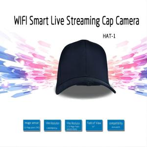 Buy cheap Live Streaming WiFi Camera Hat 2K Action Camera Connect With Hotspot/ Wireless Router product