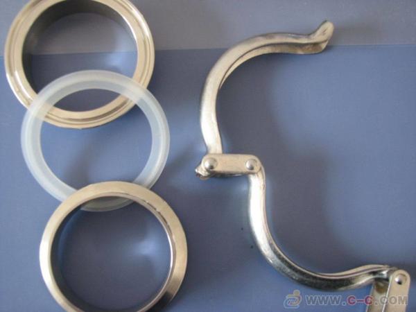 Quality Stainless Steel Heavy Hoop Pipe Connector Clamp , 0.7 Mm - 2.0mm Galvanized Pipe Clamp for sale