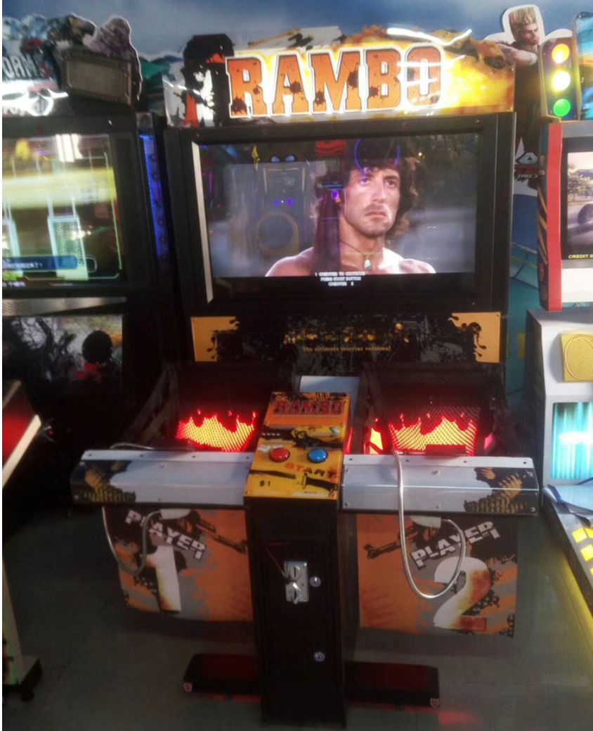 Dreamland game machines 55LCD coin operated machine rambo shooting arcade games