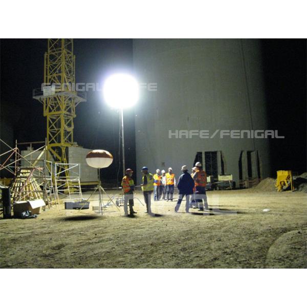 Tripod lighting balloon LED400w for safety illumination at construction site