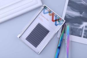 Synthetic Hair C Curl 10mm Volume Lash Extensions With 100% Handmade