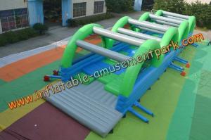 Buy cheap Anti-UV Inflatables Obstacle Course , Inflatable Obstacle Jumper 18m product