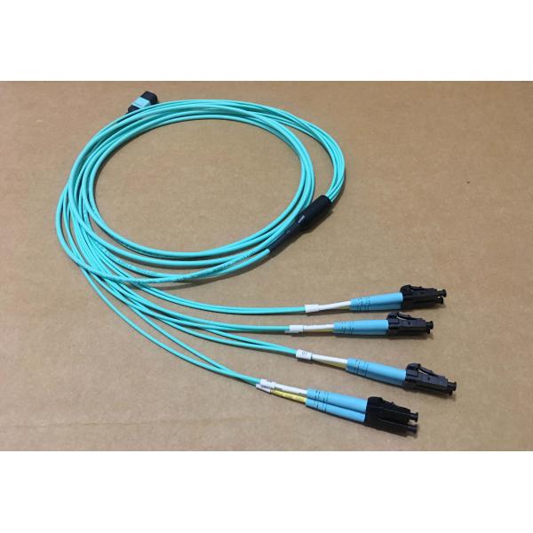 MPO MTP Trunk Fiber Patch Cable Elite Low Loss 8fo OM3 OM4 APC