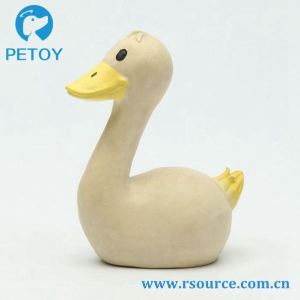 Quality Swan Soft rubber latex Funny Chew Play squeaky Toys for Pets for sale