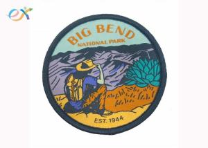 Buy cheap Clothing Iron On Backing Custom Woven Patches , Small Embroidered Patches product